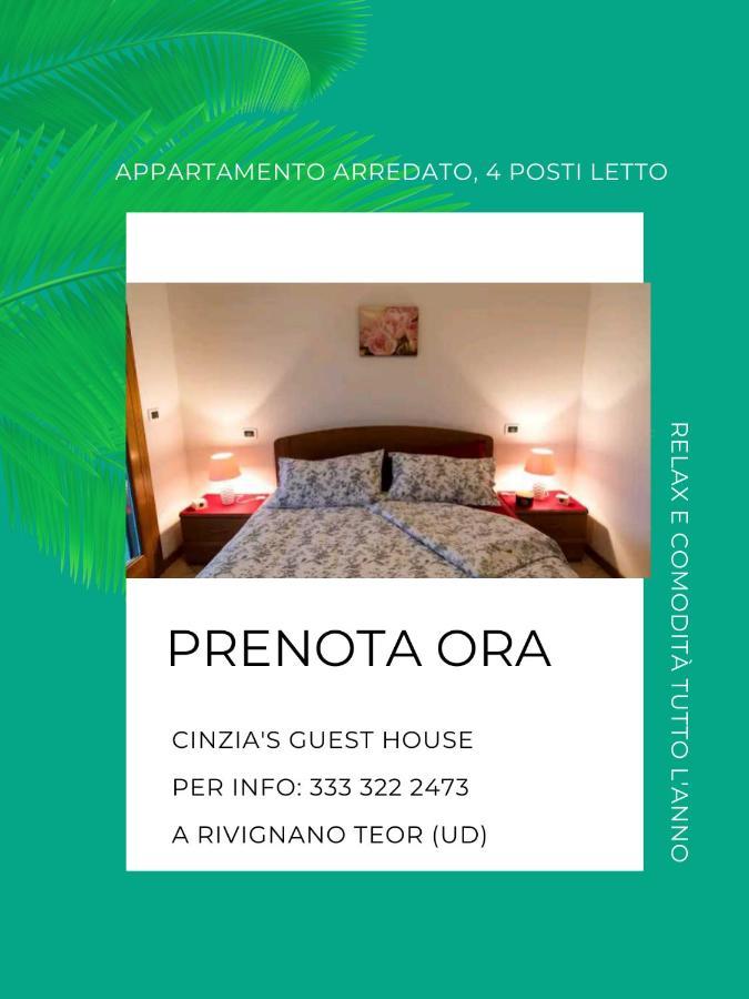 Cinzia'S Guest House, Vicino A Lignano E Udine Rivignano Экстерьер фото